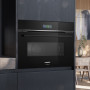 Siemens CM724G1B3 inbouw oven met magnetron - zwart glas