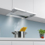 De Siemens LI28031 afzuigkap vlakscherm is voorzien van heldere halogeenverlichting