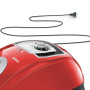De Siemens VSZ4G232M1 stofzuiger rood heeft een actieradius van 10 meter