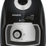 De Siemens VSZ4G333M1 stofzuiger zwart levert ook hoge prestaties met een volle stofzak