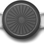 Smeg CKFD2811BLM smoorpan