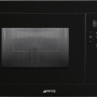 Smeg FMI120N2 inbouw magnetron met grill - zwart