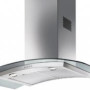 Smeg KV90X afzuigkap met glas