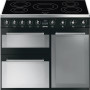 Smeg SY93IBL inductie fornuis - zwart