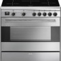 Smeg BG91IX2 inductie fornuis - roestvrijstaal