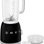 De Smeg BLF01BLEU blender zwart is voorzien van 4 snelheidsniveaus