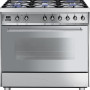 Smeg C9GMXNLB1 fornuis roestvrijstaal