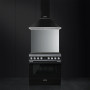 De Smeg KPF9BL is goed te combineren met het Smeg CPF9GMBL fornuis