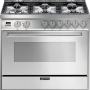 Smeg DS9GMX fornuis roestvrijstaal