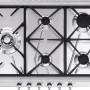 Smeg GKC755NLK inbouw kookplaat - 70 cm. breed