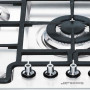 Smeg GKOC75-3NLK kookplaat - vlak opbouw