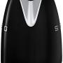 De Smeg KLF03BLEU waterkoker zwart heeft een inhoud van 1,7 liter