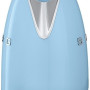 De Smeg KLF03PBEU waterkoker blauw is uitgerust in het jaren 50 retro design