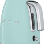 De Smeg KLF03PGEU waterkoker groen heeft een inhoud van 1,7 liter