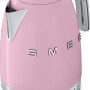 De Smeg KLF04PKEU waterkoker roze waterkoker is uitgevoerd in het roze retro jaren 50 design