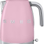 Smeg KLF04PKEU waterkoker roze heeft een inhoud van 1,7 liter