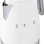 De Smeg KLF04WHEU waterkoker wit heeft een rvs schenktuit