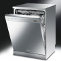 De Smeg LP364XT vaatwasser roestvrijstaal heeft een capaciteit van 14 couverts
