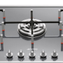 Smeg PVS750NL inbouw kookplaat