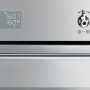 De Smeg SFP390X1 is voorzien van vingervlekvrij roestvrijstaal.