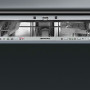 Het bedieningspaneel van de Smeg STA4503 smalle inbouw vaatwasser