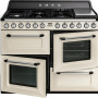 De beide grote ovens van de Smeg TR4110CRNLK zijn voorzien van binnenverlichting