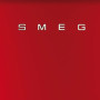 De Smeg FAB32LR1 is uitgevoerd in de fraaie kleur ferrari rood