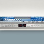 Bedieningspaneel bovenop de deur van de SIEMENS inbouw vaatwasser SN69T050NL