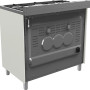 De achterzijde van het Belling SCR900DFT fornuis old white
