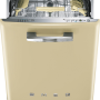 Smeg ST2FABP2 retro creme vaatwasser