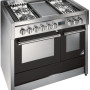 Steel G10FF-4T rvs fornuis - 100 cm. breed
