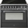 Steel A9F-5FI Ascot inductie fornuis - antraciet/chroom