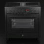 Steel Enfasi Mistral EQ9F-4FIK NF inductie fornuis met afzuiging - zwart