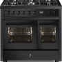 Steel EQ10FF-6 NF Enfasi fornuis zwart - All Black serie