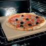 De linker grote oven van de G10FF-6 wordt standaard met pizzasteen geleverd