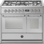 Steel G10FF-4M rvs fornuis - 100 cm. breed