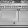 Steel G12FF-4BM rvs fornuis - Genesi - 120 cm. breed