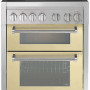 Steel GQ7SF-4I inductie fornuis met dubbele oven - 70 cm breed