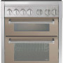 Steel GQ7SF-4I inductie fornuis met dubbele oven - 70 cm breed