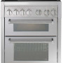 Steel GQ7SF-4I inductie fornuis met dubbele oven - 70 cm breed
