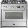 Steel GQ9S-4M fornuis - combi stoomoven - 90 cm. breed