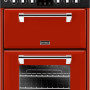 De Stoves RICHMOND 600 DF EU ROOD fornuis heeft een dubbele oven