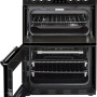 De twee aparte ovens van de Stoves RICHMOND 600 DF EU ZWART fornuis