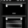 De Stoves RICHMOND 600 DF EU ZWART fornuis is een uniek 60 cm. fornuis met twee ovens