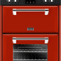 Het Stoves RICHMOND 600 Ei EU ROOD inductie fornuis met afdekplaat