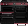 Stoves Richmond DX S1000Ei CB Chili Red inductie fornuis
