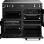 Stoves Richmond DX D1000 Ei BK inductie fornuis - 100 cm. - zwart