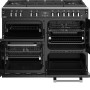 Stoves RICHMOND S1100 DF Deluxe GTG ZWART fornuis