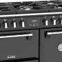 Stoves Richmond S900 DF Zwart - gas fornuis - 90 cm. breed