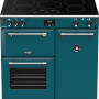 Stoves RICHMOND S900 EI Deluxe Kingfisher Teal inductie fornuis